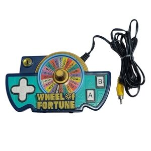 VINTAGE 2005! JAKKS PACIFIC Wheel of Fortune TV Plug N Play TV Video Game
